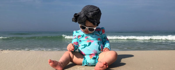 maillots de bain anti-UV pour bébé fille